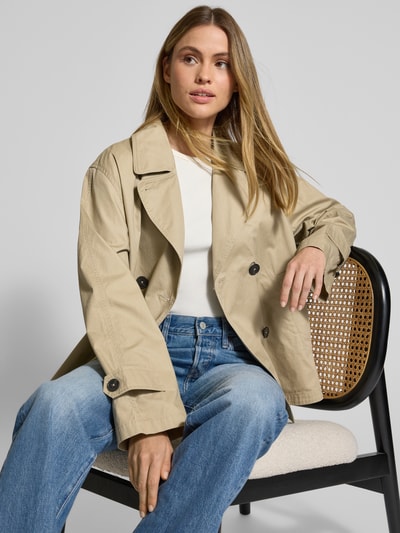 Marc O'Polo Regular Fit Caban-Jacke aus reiner Baumwolle Sand 3