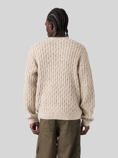 Levi's® Pullover mit strukturiertem Zopfmuster Beige 5