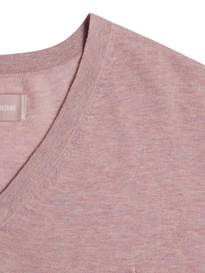 Zadig & Voltaire Pullover aus Kaschmir Modell 'Brumy' Rosa 2