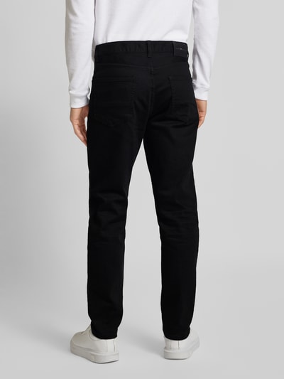 Tommy Hilfiger Straight Fit Jeans im 5-Pocket-Design Modell 'HARLEM' Black 5