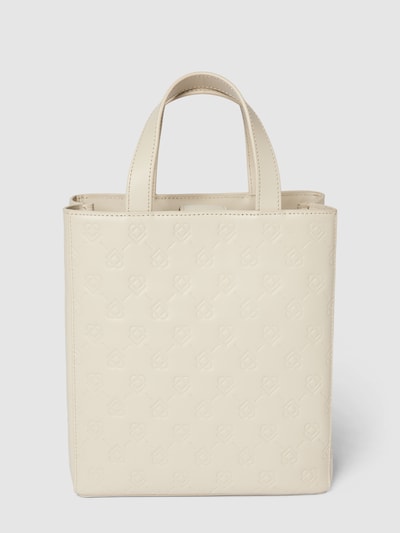 LIEBESKIND BERLIN Tote Bag aus Leder Modell 'PAPER BAG S' Offwhite 4