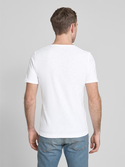 MCNEAL T-Shirt mit V-Ausschnitt Weiss 5