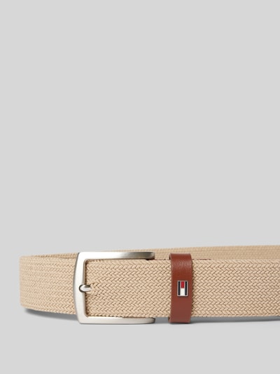 Tommy Hilfiger Gürtel mit Strukturmuster Modell 'DENTON ELASTIC' Beige 2