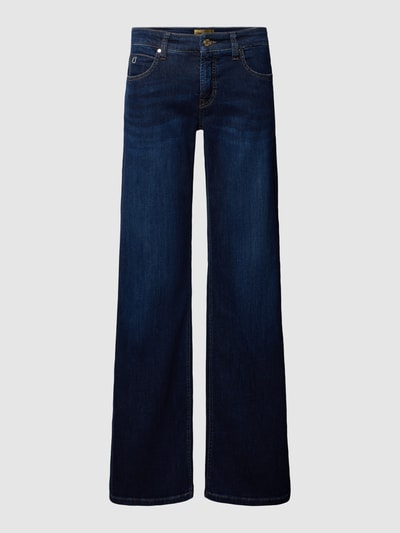 Cambio Wide leg jeans in 5-pocketmodel, model 'TESS' Donkerblauw - 2