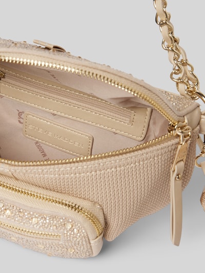 Steve Madden Handtas met studs, model 'MAXIMA' Beige - 5