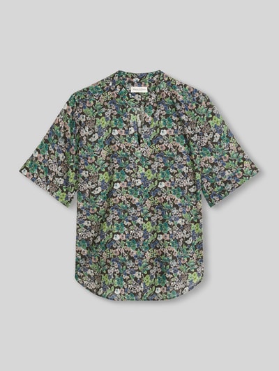 Marc O'Polo Regular Fit Kurzarmbluse aus reiner Baumwolle Mittelbraun 2