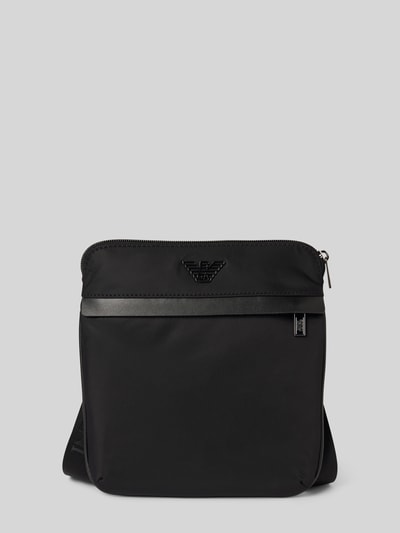 Emporio Armani Umhängetasche mit Logo-Applikation Black 2