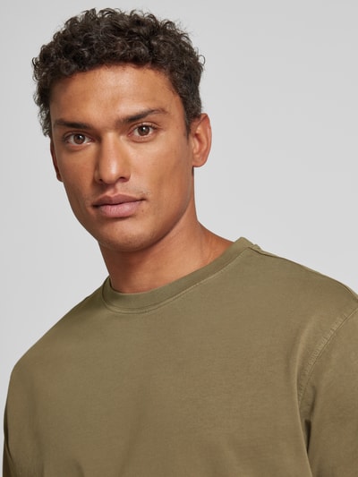 Mango T-Shirt mit Rundhalsausschnitt Modell 'SUGAR' Khaki 3