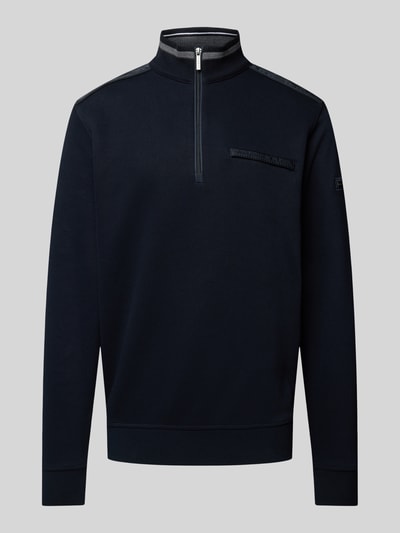 bugatti Sweatshirt mit Label-Detail Marine 2