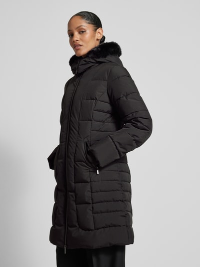 Jake*s Collection Steppjacke mit Zweiwege-Reißverschluss Black 4