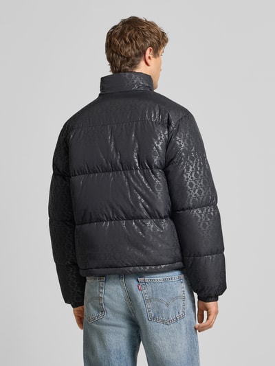 KARL KANI Regular Fit Steppjacke mit Allover-Logo-Print Modell 'Signature' Black 5