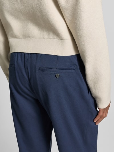 MCNEAL Stoffen broek met elastische band Marineblauw - 3
