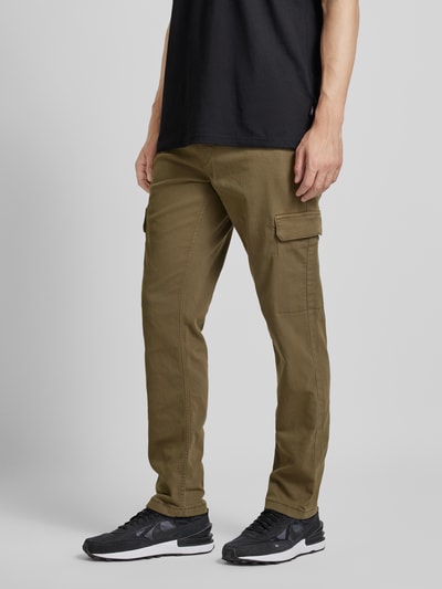 Pepe Jeans Slim fit cargobroek met tunnelkoord, model 'Gymdigo' Olijfgroen - 4