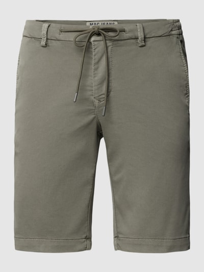 MAC Regular Fit Shorts mit Tunnelzug Khaki 2