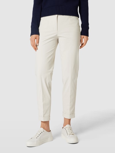 Raffaello Rossi Stoffen broek met stretch, model 'Ute' Beige - 4