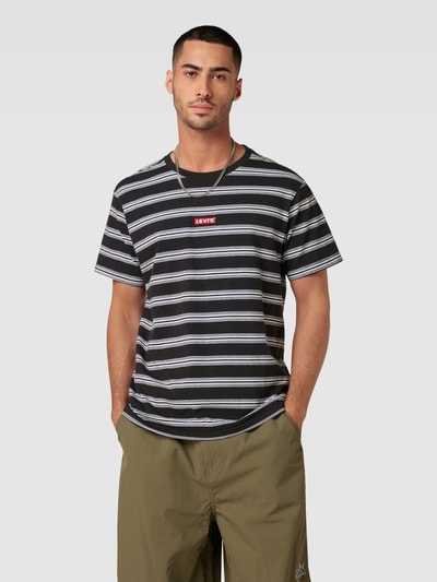 Levi's® T-Shirt mit Streifenmuster Black 4