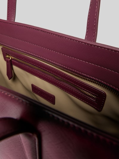 VALENTINO BAGS Handtasche mit Label-Applikation Modell 'ZERO RE' Bordeaux 4