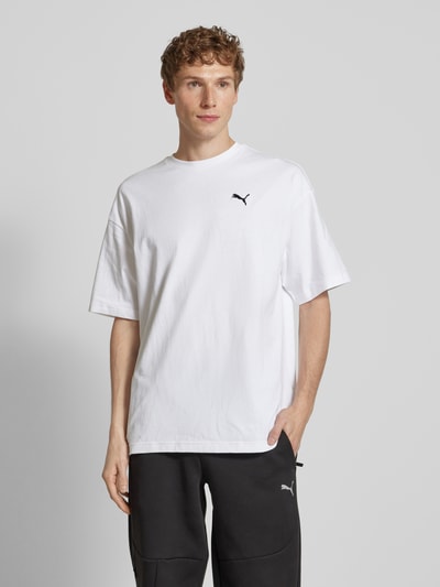 PUMA PERFORMANCE Oversized T-Shirt mit Label-Stitching Weiss 4