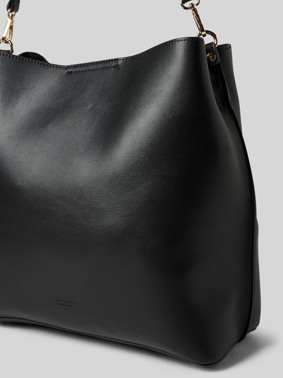 Seidenfelt Handtasche mit Schulterriemen Modell 'ALUNDA HOBO' Black 3