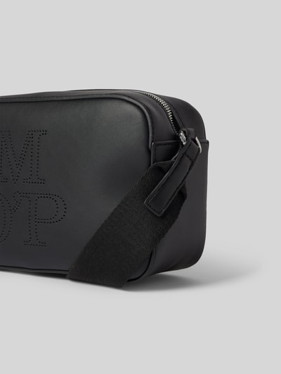 Marc O'Polo Camera-Bag aus einer Lederalternative mit perforiertem Logo Black 3