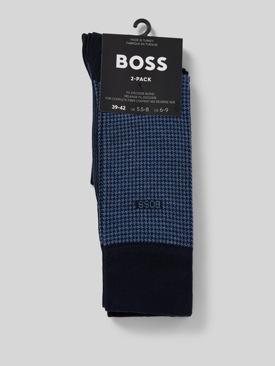 BOSS Socken mit Label-Detail im 2er-Pack Marine 3