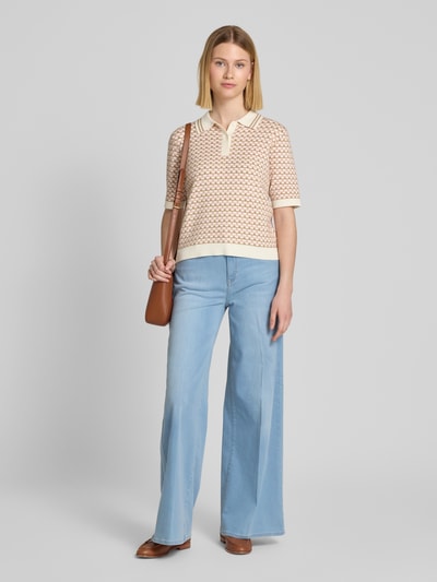 Raffaello Rossi Loose fit jeans met steekzakken, model 'SENA' Lichtblauw - 1