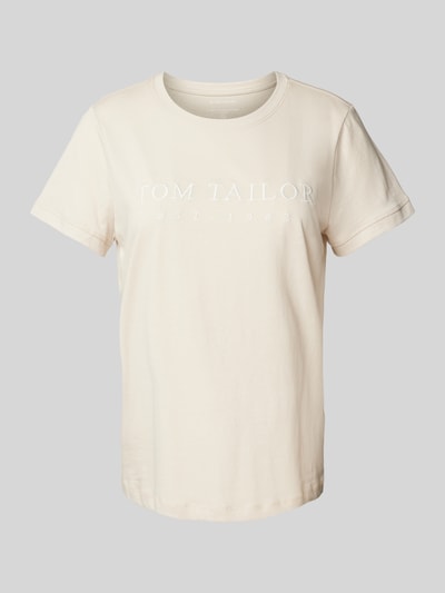 Tom Tailor T-Shirt mit Rundhalsausschnitt  Beige 2