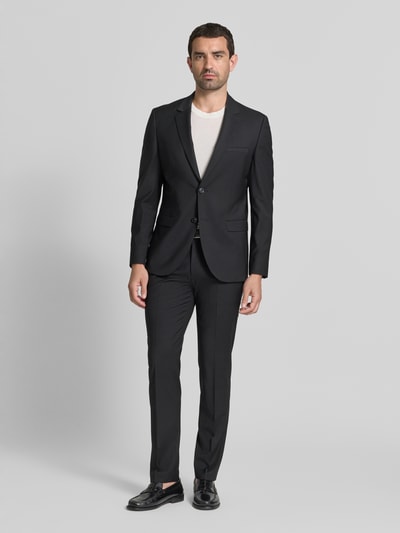 HUGO Super Slim Fit Anzug aus Woll-Mix Modell 'ARTI/HESTEN' Black 1