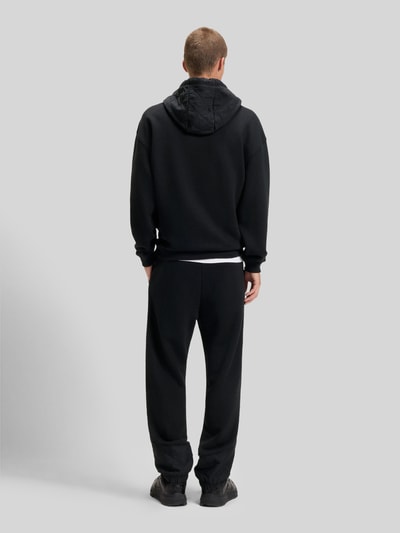 HUGO Oversized hoodie van katoenmix, model 'DILVANO' Zwart - 5