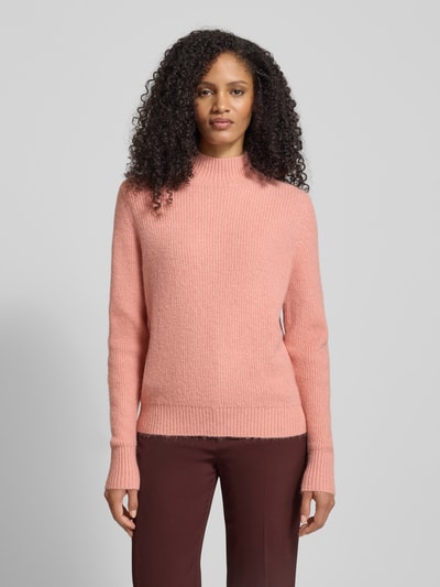 Christian Berg Woman Strickpullover mit Stehkragen Altrosa 4