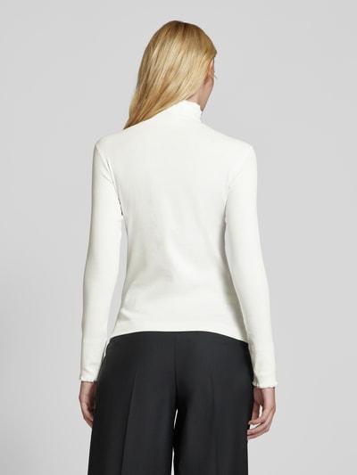 Marc Cain Shirt met lange mouwen en opstaande kraag Offwhite - 5