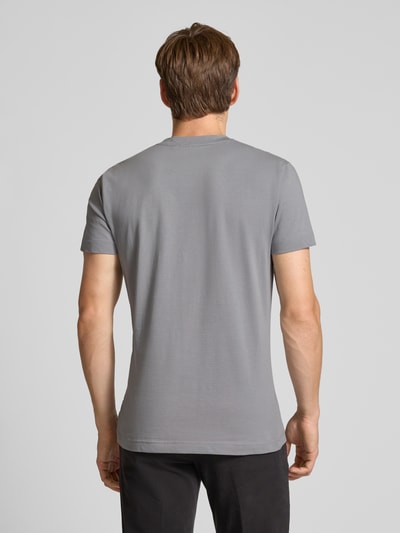 Tom Tailor Slim fit T-shirt van katoenmix
 Middengrijs - 5