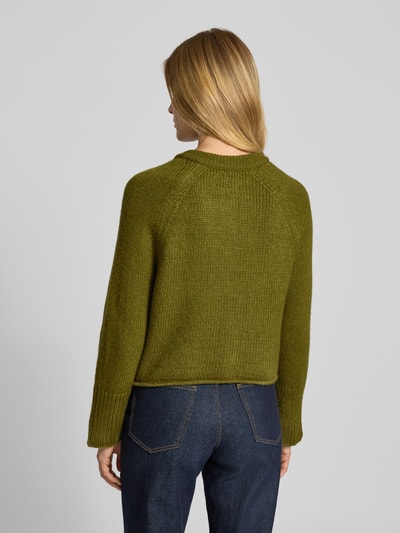 Marc O'Polo Kardigan o luźnym kroju z mieszanki żywej wełny Jasnozielony 5