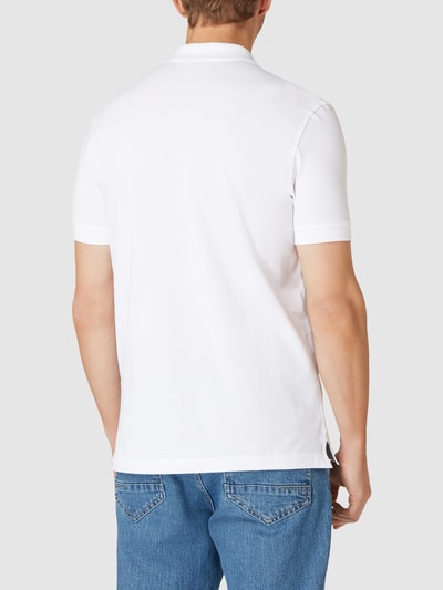 Christian Berg Men Poloshirt mit Label-Stitching Weiss 5