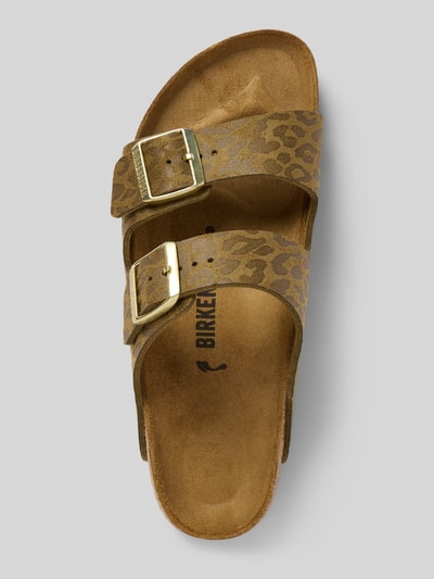 Birkenstock Slippers met doornsluitingen, model 'Arizona' Kaki gemêleerd - 3