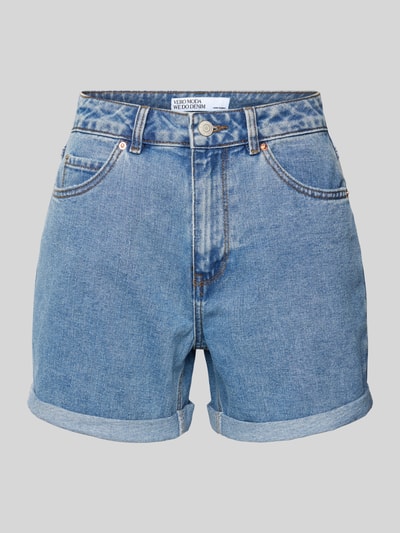 Vero Moda Loose fit korte jeans in effen design, model 'ZURI' Jeansblauw - 2