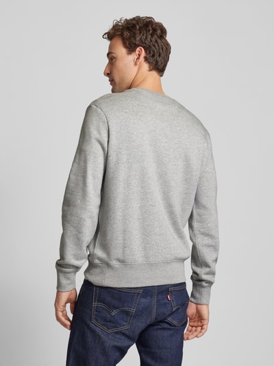 Polo Sport Sweatjack met labelstitching Lichtgrijs gemêleerd - 5