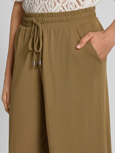 Christian Berg Woman Hose aus Modal-Mix mit elastischem Bund Khaki 3