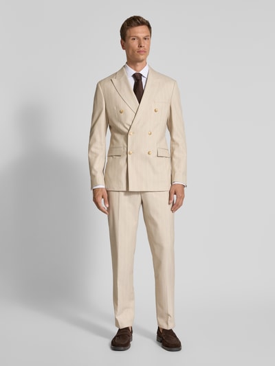 MCNEAL Regular Fit Anzughose mit Eingrifftaschen Beige 1