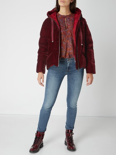 SEVENTY Daunenjacke mit Kapuze Bordeaux Rot 1