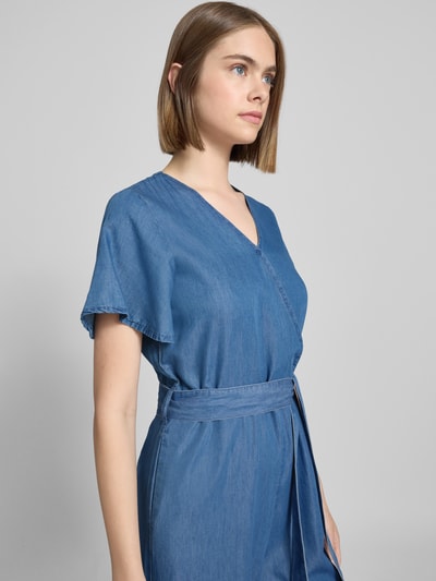 Only Kombinezon o kroju relaxed fit z mieszanki bawełny i lyocellu model ‘BEA HANNA’ Jeansowy niebieski 3