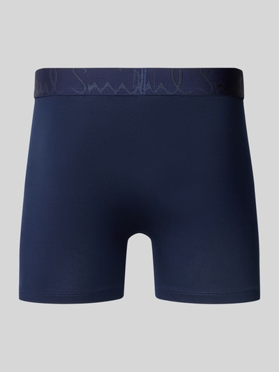 PAUL SMITH Trunks mit elastischem Logo-Bund im 3er-Pack Marine 3