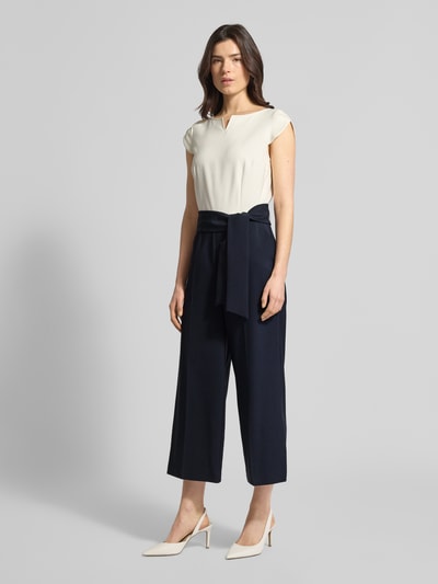 Betty Barclay Jumpsuit mit Bindegürtel Marine 1