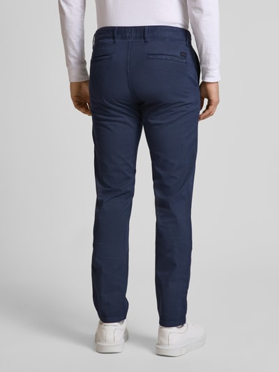 BOSS Orange Slim Fit Chino mit Gürtelschlaufen Marine 5