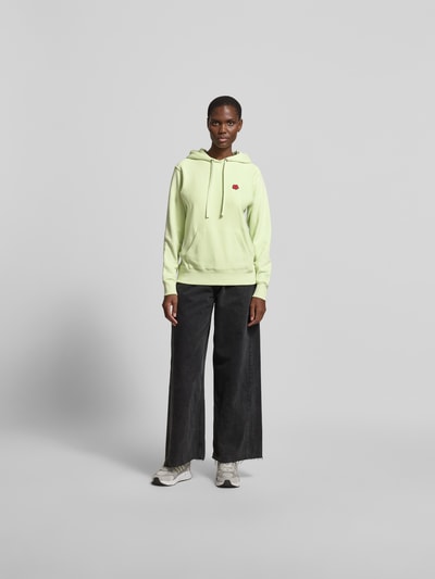 Kenzo Hoodie aus reiner Baumwolle Hellgruen 1