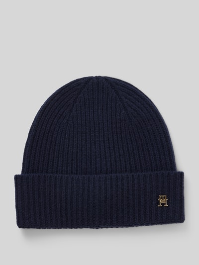 Tommy Hilfiger Mütze aus reinem Kaschmir Marine 1