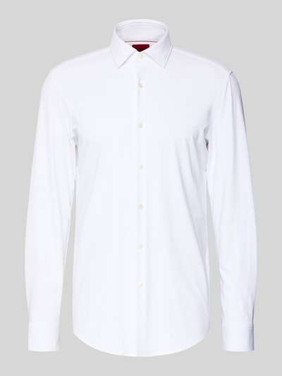 HUGO Slim Fit Business-Hemd Modell 'KENNO' Weiss 2