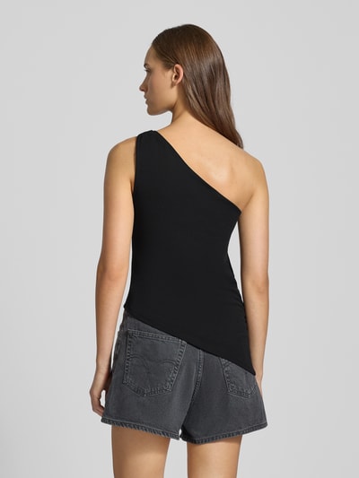 Gina Tricot One shoulder-top met plooien Zwart - 5