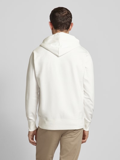 Gant Hoodie mit Label-Print Offwhite 5