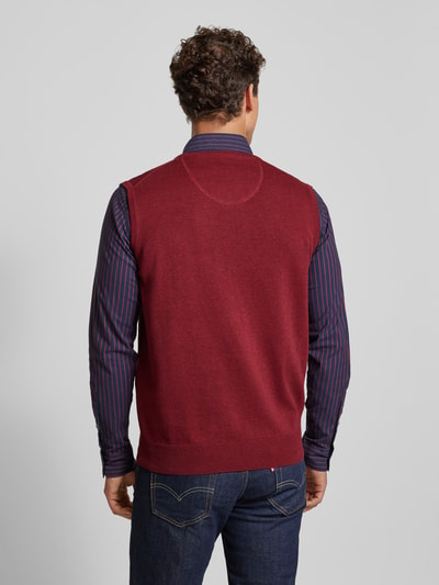 Fynch-Hatton Spencer met labelstitching Bordeaux - 5